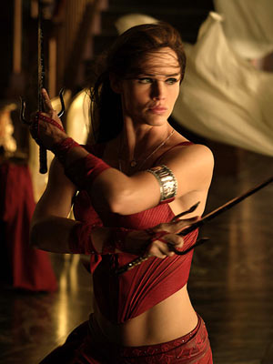 Jennifer Garner as Elektra Production Photo from Elektra
